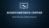 Scientometrics Center
